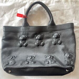 Io Pelle Italia Leather Bear Purse